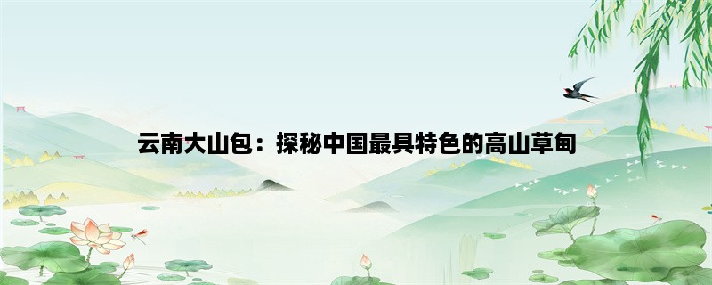 云南大山包：探秘中国最具特色的高山草甸