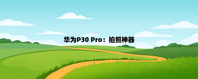 华为P30 Pro：拍照神器，超