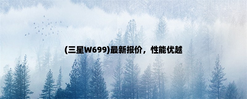 (三星W699)最新报价，性能优越，值得购买！